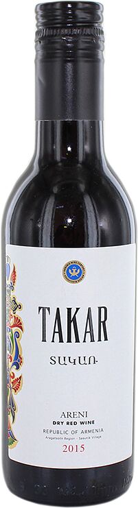 Вино красное "Takar" 0.187л
