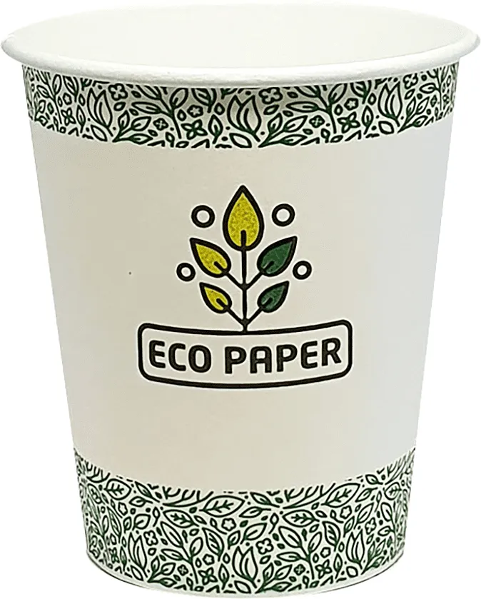 Disposable medium paper cups "Eco Paper" 6 pcs.