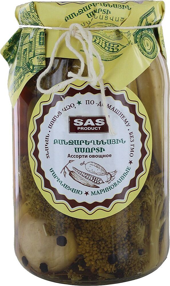 Assorted marinated vegetables "SAS Product" 950g
