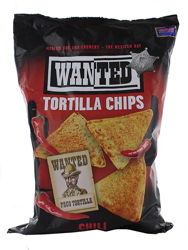 Chips "Wanted Tortilla" 450g Chili