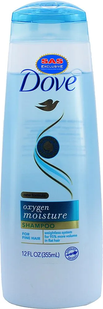 Shampoo-conditioner "Dove Oxygen Moisture" 355ml
