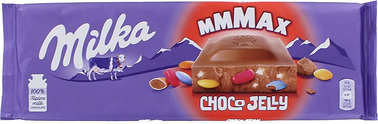 Շոկոլադե սալիկ «Milka Choco Jelly Max» 250գ