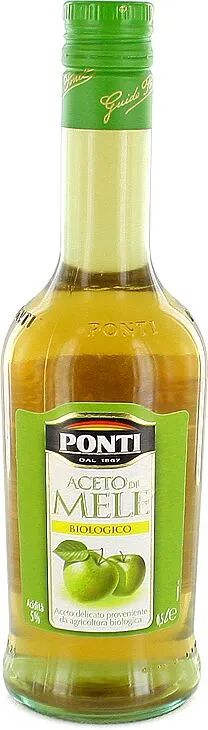 Apple vinegar "Ponti Biologico 0.5l 6%