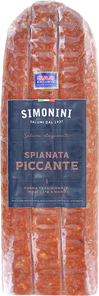 Salami sausage "Simonini Spianata Piccante"
