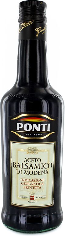 Balsamic vinegar "Ponti" 500ml 6%