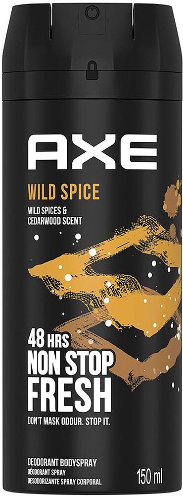 Դեզոդորանտ աէրոզոլային «Axe Wild Spice» 150մլ 