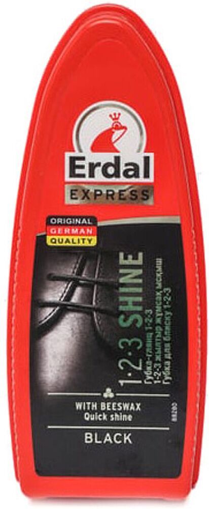 Shoe sponge "Erdal" Black 