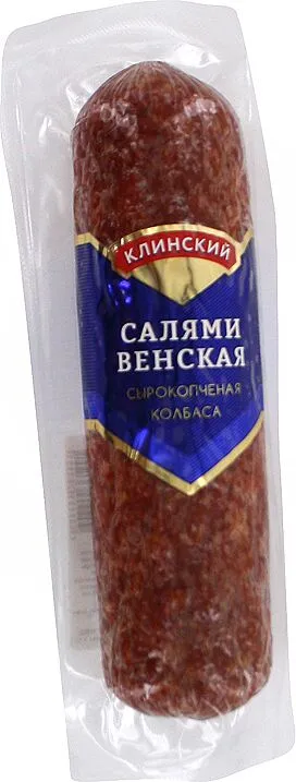 Колбаса сырокопченая, салями "Клинский Венская" 300г