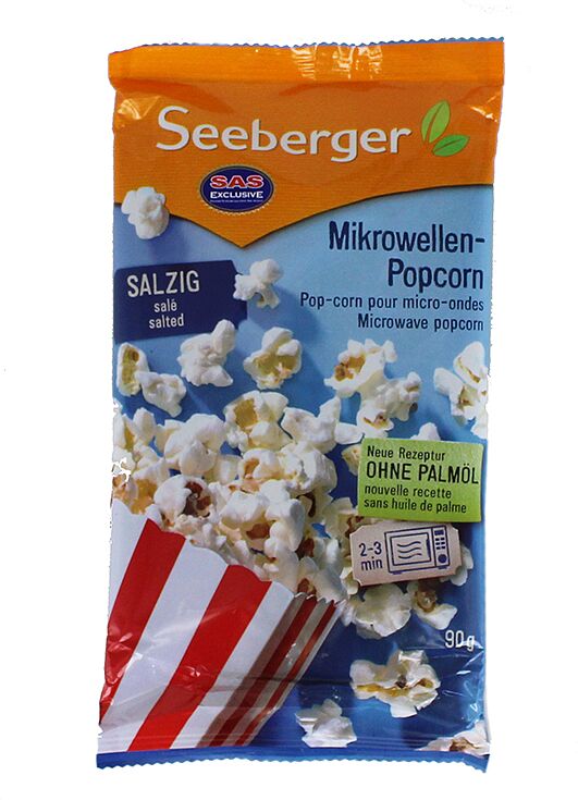 Popcorn "Seeberger" 90g Salty