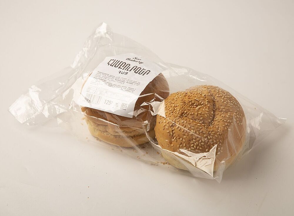 Bread hamburger "Sas Bakery" 2pcs. 125g