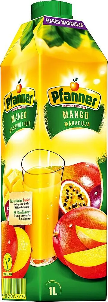 Nectar "Pfanner" 1l Mango and passion fruit