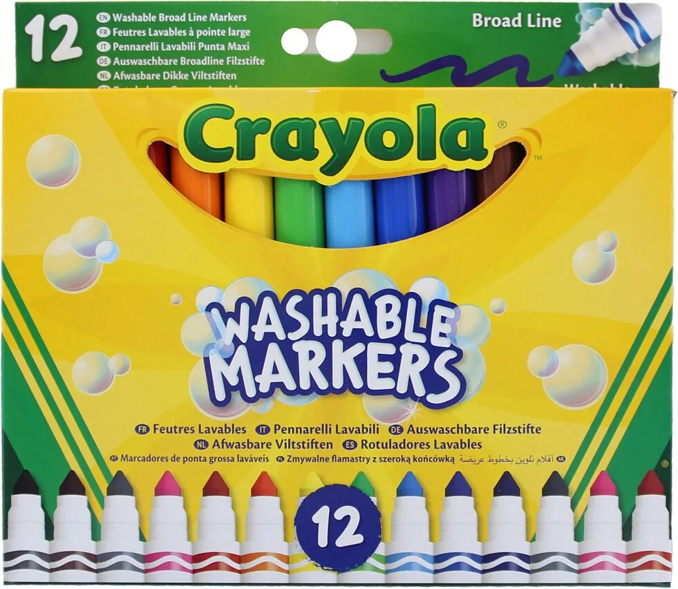 Colour felt-tip pen "Crayola" 12 pcs
