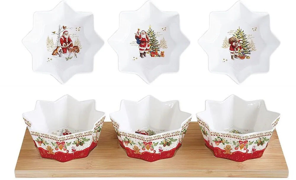 Christmas bowl set 3 pcs
