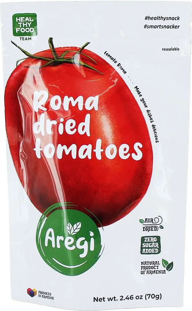 Dried fruit "Aregi" 70g Tomato
