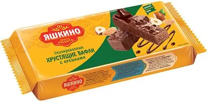 Wafer with nuts "Yashkino" 200g