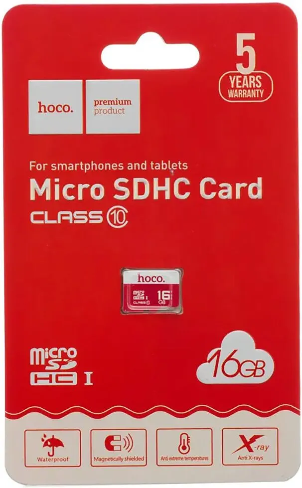 Հիշողության քարտ «Hoco Micro SD 16Gb Class 10»
