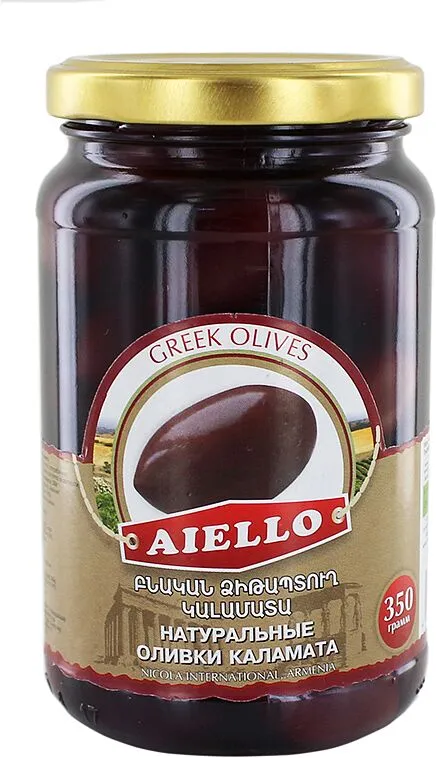 Kalamata olives with pit "Aiello" 350g 