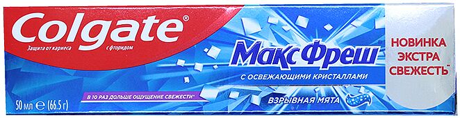 Toothpaste "Colgate Max Fresh" 50ml 