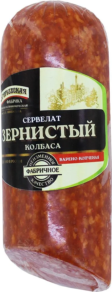 Колбаса сервелат варено-копченая "Егорьевская" 350г