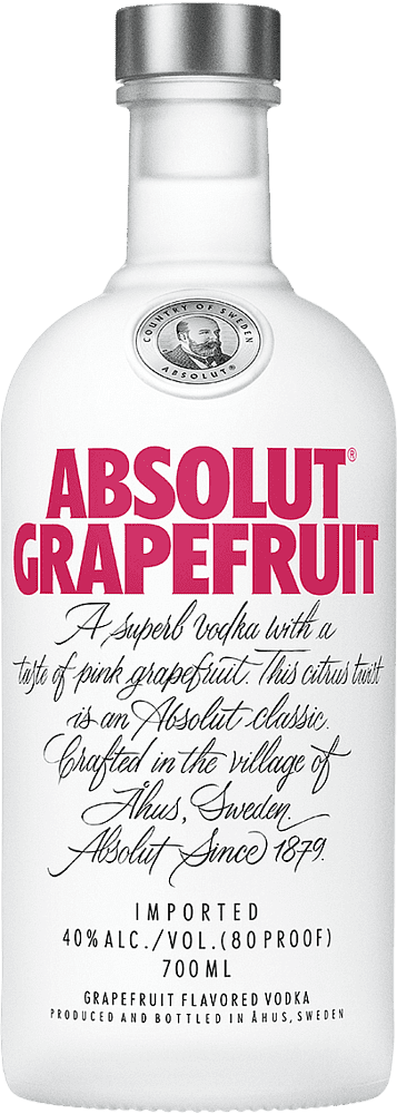 Водка грейпфрутовая "Absolut" 0.7л 
