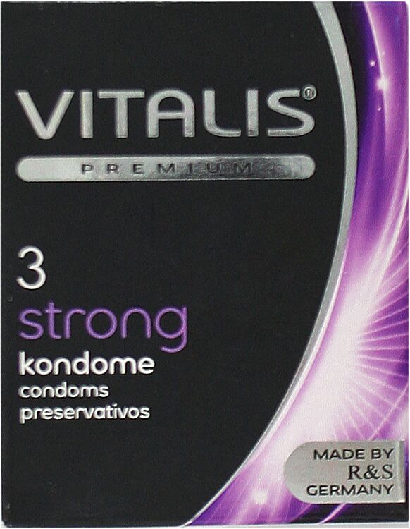 Condoms "Vitalis Strong" 3pcs