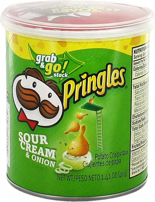 Чипсы "Pringles" 40г Сметана и Лук