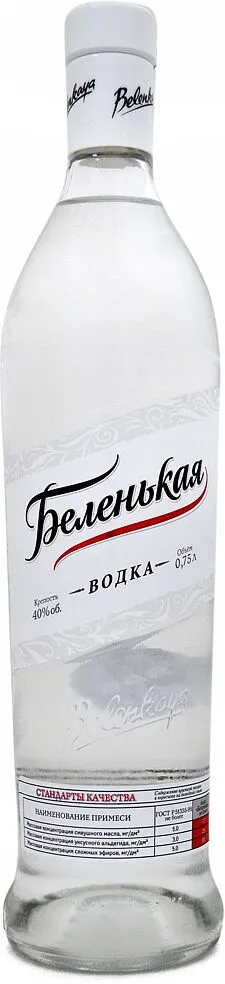 Vodka "Belenkaya"  0.75l