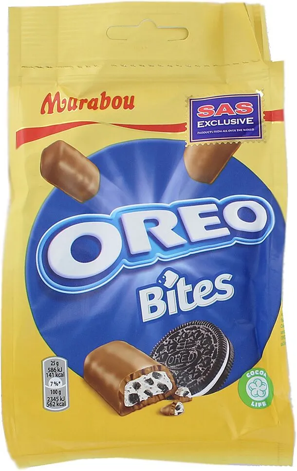 Конфеты шоколадные "Marabou Oreo Bites" 140г