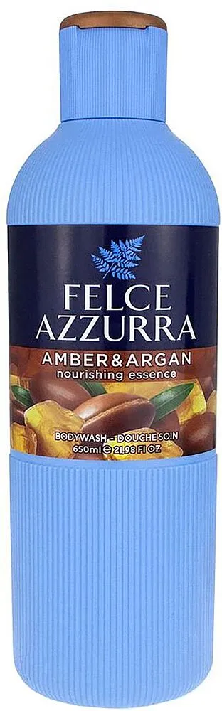 Гель для душа "Felce Azzurra Amber e Argan" 650мл
