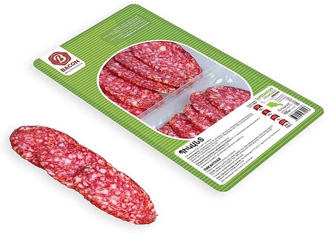 Picant cut sausage "Bacon" 150g