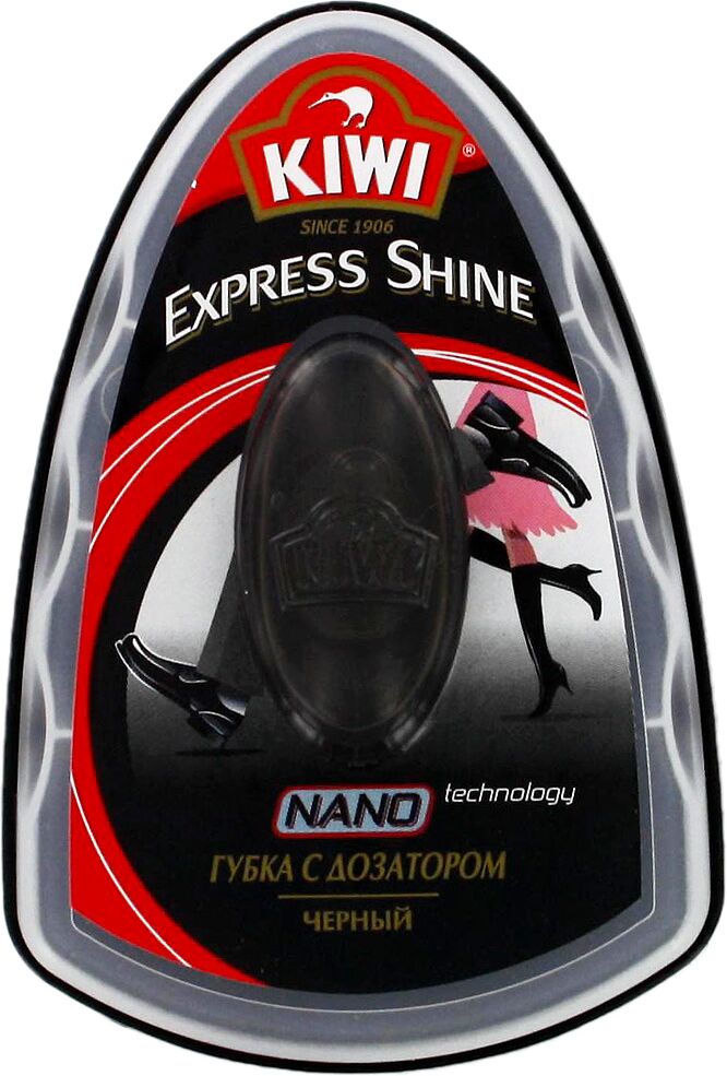 Սպունգ կոշիկի «Kiwi» 6մլ Սև
