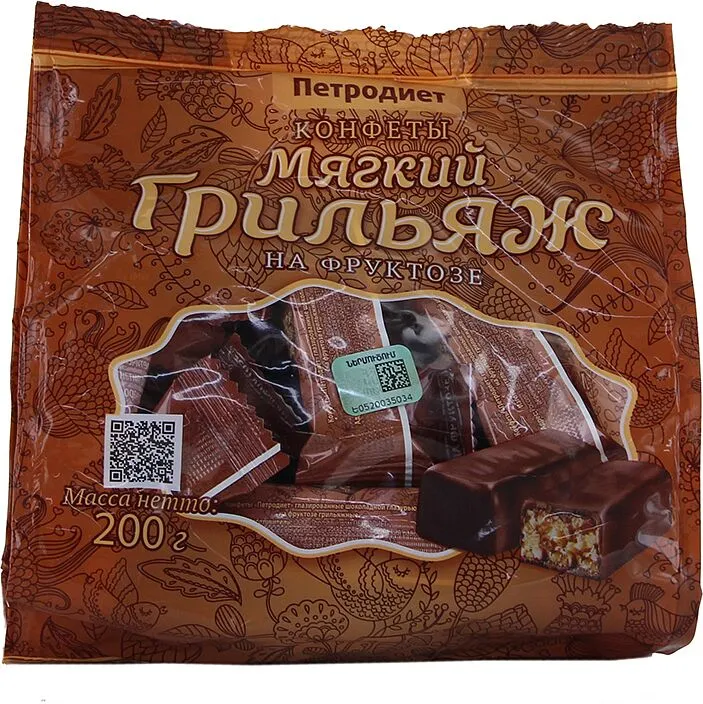 Candies "Петродиет  Мягкий Грильяж" 200g