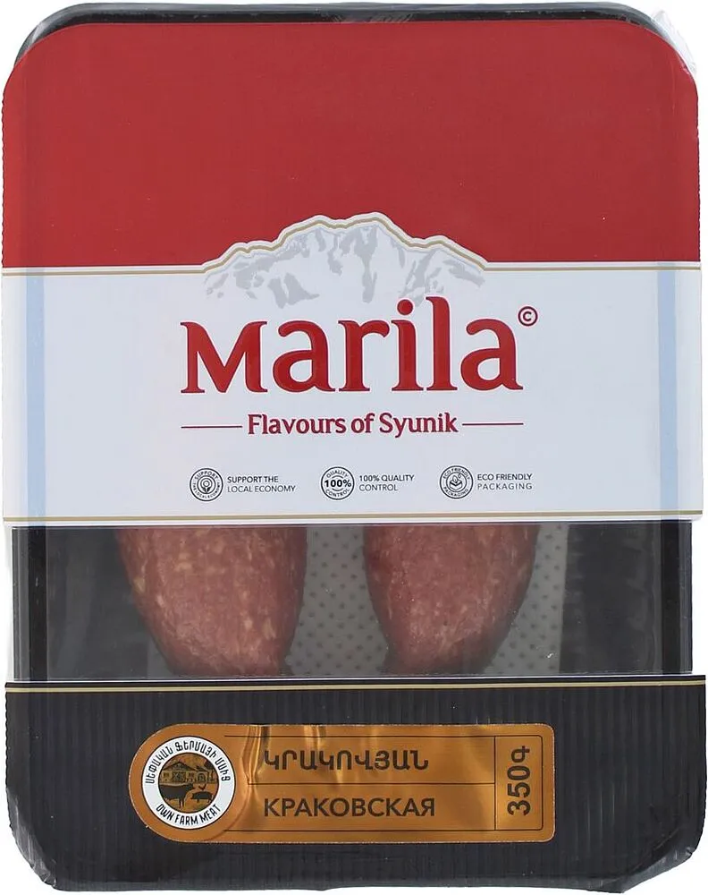 Semi smoked krakow sausage "Marila" 350g
