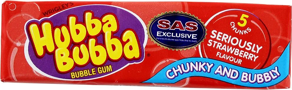 Жевательная резинка "Hubba Bubba" 35г Клубника