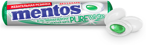 Մաստակ «Mentos Pure White» 15.5գ Անանուխ