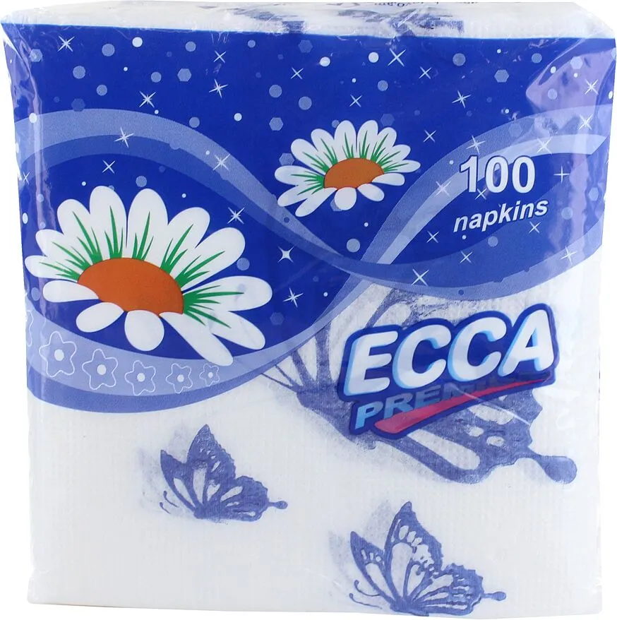 Салфетки "Ecca" 100 шт