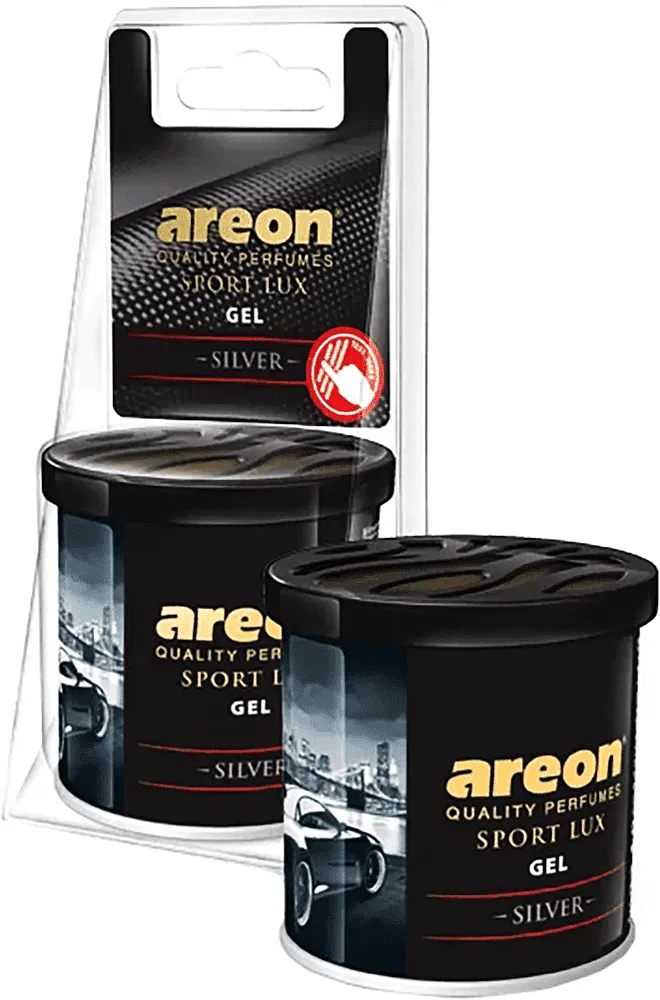 Ավտոմեքենայի բուրավետիչ «Areon Gel Silver» 80գ
