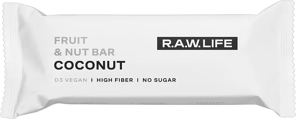 Fruit & nut stick "R.A.W Life" 47g 