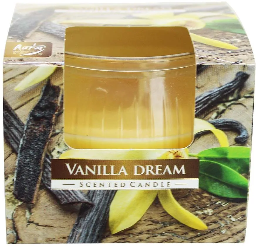 Scented candle "Aura Bispol Vanilla Dream" 1 pcs