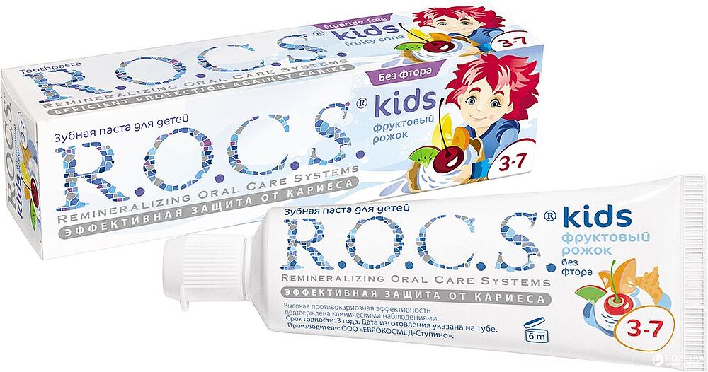 Toothpaste for children "R. O. C. S. Fruktoviy Rojok" 35ml