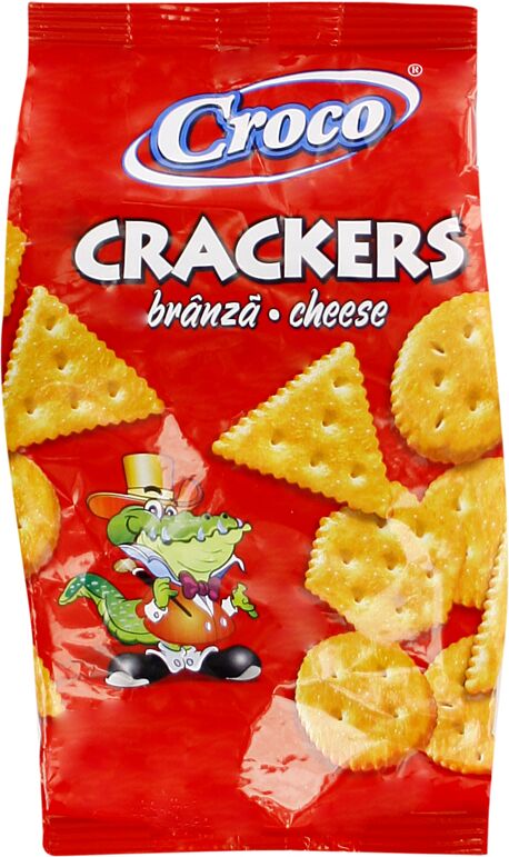 Crackers with cheese flavor "Croco" 100g 