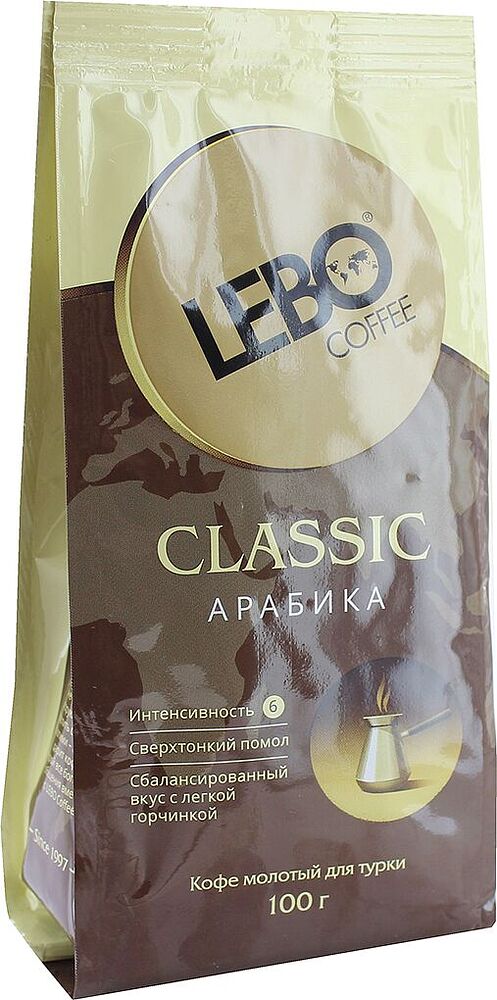 Coffee "Lebo Arabica Classic" 100g