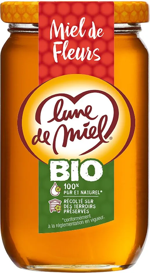 Մեղր ծաղկային «Lune De Miel BIO» 375գ

