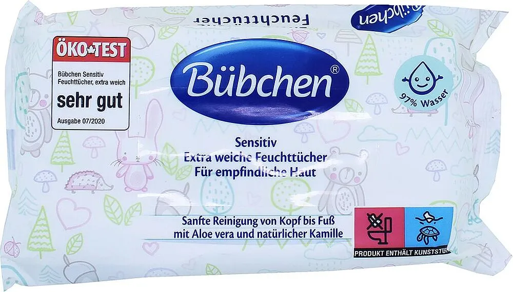 Baby wet wipes "Bübchen" 52pcs.