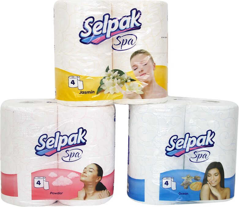 Toilet paper "Selpak" 4pcs 