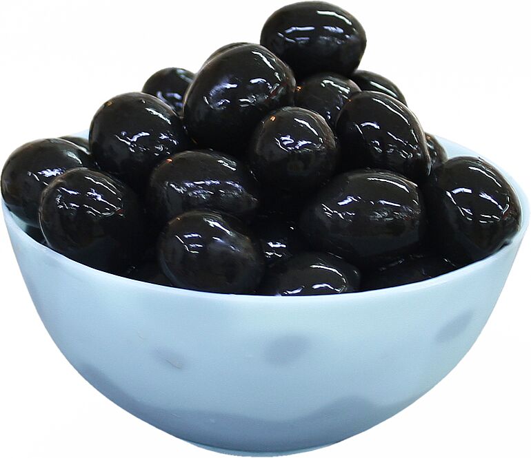 Оливки черные с косточкой "Coopoliva" 