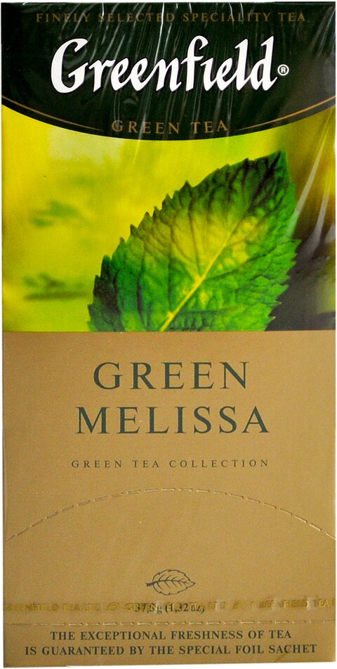 Green tea "Greenfield Green Melissa" 37.5g