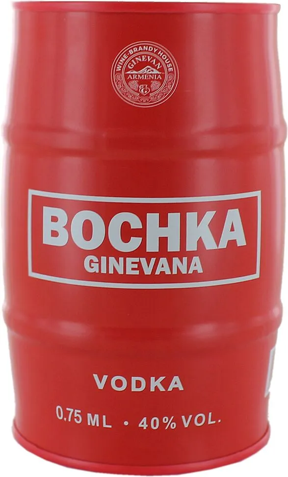 Vodka "Bochka Ginevana" 0.75l