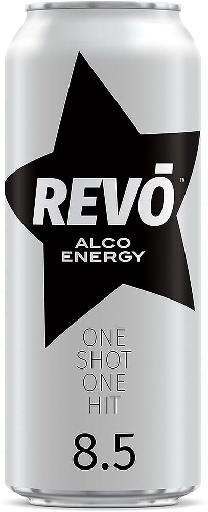 Էներգետիկ գազավորված ըմպելիք «Revo» 0.5լ 