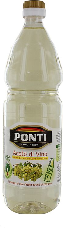 Уксус винный "Ponti " 1л 6%